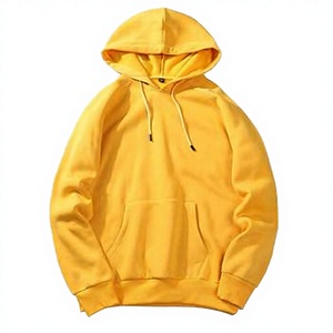 Sweat à capuche épais pour homme en mélange de coton molletonné avec poche kangourou, style streetwear décontracté, vente en gros - Product Image 3