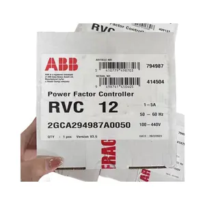 1 ชิ้น ABB RVC-12 ตัวควบคุมตัวประกอบกําลังไฟ 100-440VAC RVC-12