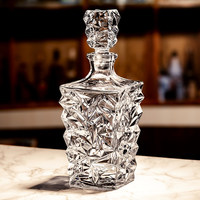 Juego de Decantador de Whisky de Cristal de Lujo, Botella Tallada Vintage de 900 ml con Vasos y Bandeja para Licores, Vino, Bar en Casa, Regalo, Venta al por Mayor