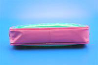 Sac à crayons Transparent en PVC avec Logo personnalisé pour étudiants et enfants, pochette de rangement de papeterie avec fermeture éclair pour fille, sacs à stylos transparents simples et mignons
