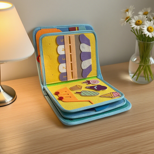Montessori-Style Felt Busy Board Bible Story Themed Sensory <b>Educational</b> Toys Stimulating Children's Senses - Product Image 6