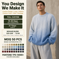 Pull en tricot d'hiver pour homme, design personnalisé - Marque privée OEM, chaud, séchage rapide et respirant