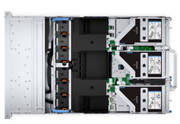 Serveur en rack PowerEdge R760 2U, 16 baies de disques de 2,5'', 2 processeurs Intel Xeon Platinum 8580 2,00 GHz 60 cœurs, 32 Go de RAM, RAID PERC H755N, alimentation 1400 W