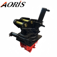 Control de Precisión, Rotación de 360 Grados, Excavadora Hidráulica con Inclinación Giratoria, Enganche Rápido para Miniexcavadoras de 1-3T