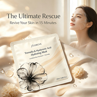 Masque Gel Anti-Âge Éclaircissant à l'Acide Hyaluronique et aux Probiotiques (PGA, Lactobacillus) à Base de Champignons de Neige (Tremella) pour le Visage – Marque Privée
