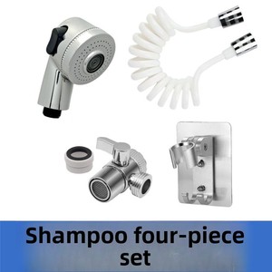 Rubinetto <span class=keywords><strong>per</strong></span> Lavabo Bagno Estraibile Acqua Calda/Fredda Cromato Design Moderno e Semplice con Funzione Doccia Magica <span class=keywords><strong>per</strong></span> Lavaggio Capelli - Product Image 6