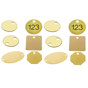 Tùy chỉnh nhôm van thẻ kim loại thẻ thép không gỉ tối thiểu đĩa quyến rũ sâu khắc khắc biểu tượng logo Vòng <span class=keywords><strong>tag</strong></span> - Product Image 6