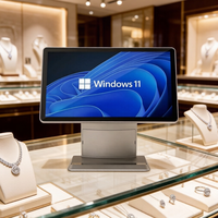 Système de point de vente tout-en-un DiligenCe DC-1508 15,6 pouces Full HD avec écran tactile capacitif pour restaurants Windows/Android/Linux 4 Go DDR3 16/32 Go