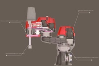 Robot articulé à 4 axes YHY SCARA avec moteur 380V, entraînement électromécanique pour applications de soudage