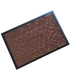 <span class=keywords><strong>Tapis</strong></span> de porte d'entrée en caoutchouc gaufré, à usage de <span class=keywords><strong>maison</strong></span> commerciale, 1 pièce - Product Image 2