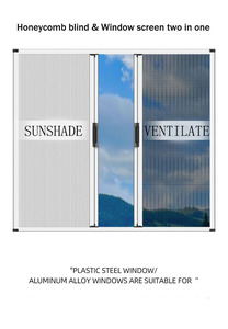 <span class=keywords><strong>มุ้ง</strong></span>ลวดแบบพับได้ โครงอะลูมิเนียมทันสมัย ผ้าม่านรังผึ้งแบบราง<span class=keywords><strong>คู่</strong></span> รางต่ำ สำหรับหน้าต่าง<span class=keywords><strong>บาน</strong></span>เลื่อน ผ้าโพลีเอสเตอร์แบบ<span class=keywords><strong>จีบ</strong></span> - Product Image 2