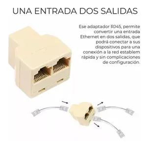 4 pezzi RJ45 Ethernet Splitter adattatore 1 Jack a 2 Jack - Product Image 6