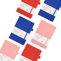 Carnet de notes A5 personnalisé pour entreprise, couverture rigide avec ceinture élastique, logo gravé au laser, reliure cousue en cuir PU, agenda de bureau
