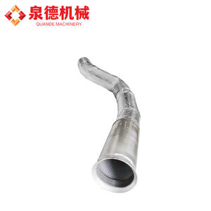 Conjunto de Tubo de Escape para Camión Bomba/Hormigonera Mercedes-Benz 3344, Tubo de Escape de Titanio Compatible con Modelos Clase C y S - Product Image 2