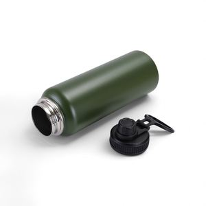 Custom 32oz 40oz 64oz Double Wall Vacuum Insulated Stainless Steel <b>Flask</b> Sports Bottle Light Weight with Different Function Lids - Product Image 4