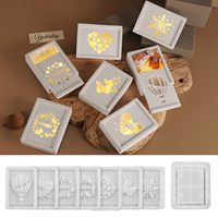 Moule en silicone INTODIY 3D rectangulaire pour boîte de rangement, boîte à bonbons, moule à lampe en ciment pour la fabrication d'objets en résine, plâtre et gypse