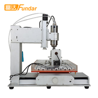 Routeur en bois de commande numérique par ordinateur de 5 axes HY-6040 1500W Vertical en métal machine de gravure cnc fraiseuse pour le Cuivre En Aluminium