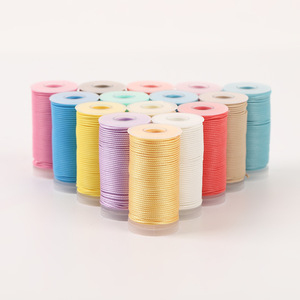 Wholesale Korean waxed rope, handmade DIY bracelets, <b>braided</b> waxed rope necklaces, beaded leather rope jewelry <b>accessories</b>, - Product Image 3