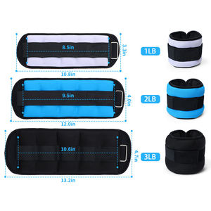 Pesas para Piernas y Tobillos, Duraderas, para Correr, Bailar, Hacer Ejercicio, con Cintas para Atar Manos y Pies, para Fitness al Aire Libre - Product Image 6