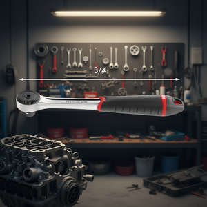 Llave de trinquete de 3/8 pulgadas con mango ergonómico para reparación automotriz - Product Image 3