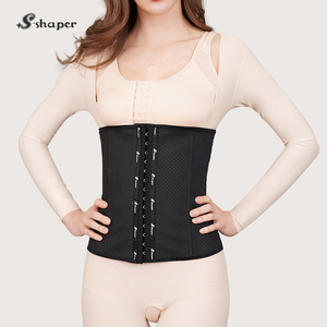 S-SHAPER Corsé colombiano de látex con 9 varillas de acero para mujer, <span class=keywords><strong>faja</strong></span> reductora transpirable, moldeadores de cuerpo al por mayor, ceñidores de cintura - Product Image 3