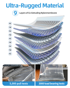 Bestsale Transparent Space Saver Bags Vacuum <b>Seal</b> Compressions Storage Bags for Comforters Blankets Clothes Toys - Product Image 6