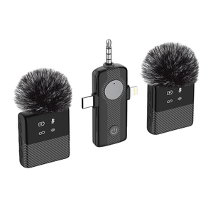 Nuevo Micrófono Inalámbrico Portátil con Clip MS11 <span class=keywords><strong>para</strong></span> Vlog, Entrevistas, Creación de Contenido Telefónico, Micrófono <span class=keywords><strong>para</strong></span> la Mejor Calidad de Audio - Product Image 1