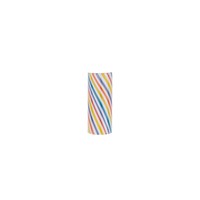 Embout de cigarette jetable en verre transparent coloré en spirale, filtre cylindrique de luxe, accessoire pour tabac