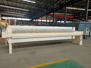 Pres filter pelat tersembunyi untuk perawatan air minum di kompleks kimia pada pabrik produksi pupuk mineral yang kompleks - Product Image 3