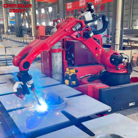 Robot de soudage CRP, robots de soudage au laser à fibre, machine de soudage au laser 3D ESTUN pour l'acier inoxydable