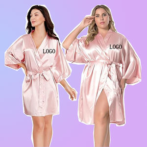 ชุดคลุมซาตินกันน้ำแบบสั้น คุณภาพสูง สั่ง<span class=keywords><strong>ทำ</strong></span>โลโก้ได้ เหมาะสำหรับร้านทำผม ร้านเสริมสวย สปา - Product Image 1