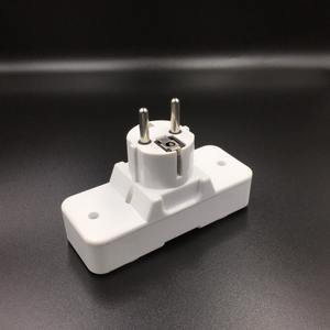 Enchufe adaptador de viaje Universal portátil blanco 250V 6/10A enchufe de extensión de Europa enchufe convertidor de potencia con interruptor de luz encendido de f - Product Image 3