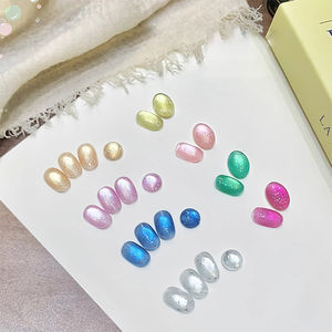 AILANUO – Nouvelle série de vernis à ongles gel effet œil de chat scintillant 8 couleurs pour l'été, OEM 15 ml, kit de vernis gel œil de chat pour usage professionnel en salon - Product Image 1