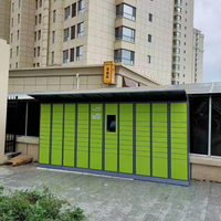Dayanıklı Akıllı Paket Dolabı, 7/24 Erişimli Elektronik Paket Teslimat Kabini, Apartman ve Topluluk Kullanımı İçin