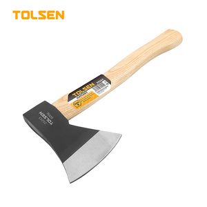 Hacha de Camping TOLSEN 25253 de 600, 800 y 1000g con Mango de Madera y Acero - Product Image 1