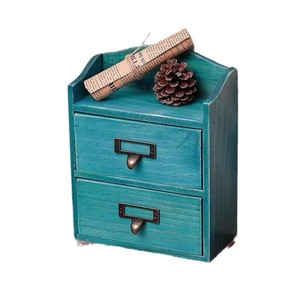 Desktop <b>Drawer</b> <b>Storage</b> <b>Box</b> Solid Wood 4-<b>Drawer</b> Organizer For Office Desk Study Room Tidy With Multiple Compartments - Product Image 5