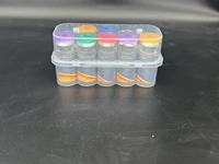Solution de stockage fiable et durable en PVC transparent, boîte d'emballage pour flacons avec vernissage sécurisé et impression en relief