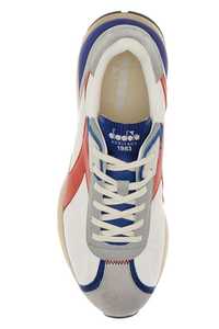 Diadora MERCURY รองเท้าผ้าใบหลากสีสำหรับทุกเพศพร้อมรายละเอียดสีแดงและสีเทา - Product Image 4