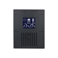 Sistema de Alimentación Ininterrumpida (UPS) Fuera de Línea de 2000VA 1200W con Batería de Respaldo y Pantalla LCD para Computadora, Hogar y Oficina