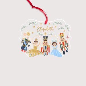Medallón <span class=keywords><strong>de</strong></span> <span class=keywords><strong>Cascanueces</strong></span> Acrílico Personalizado Colorido Impreso, Adorno Colgante Lucite <span class=keywords><strong>Ballet</strong></span>, Adornos DIY para Árbol <span class=keywords><strong>de</strong></span> Navidad - Product Image 5
