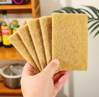 Éponge en cellulose naturelle écologique biodégradable pour la cuisine, haute absorption, forme personnalisée, tampon à récurer durable TIN