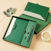 Juego de Regalo de Cuaderno de Oficina Promocional de 5 Piezas de Cuero PU A5 con Logotipo Personalizado Mairun, Agenda, Bolígrafo, Regalo de Navidad OEM para Empresas