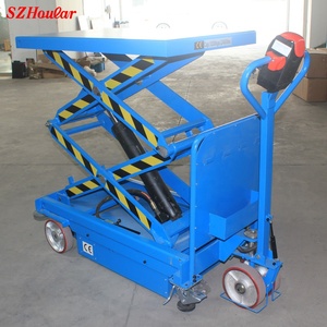 Haola-<span class=keywords><strong>Table</strong></span> élévatrice à ciseaux mobile tout électrique, petit élévateur hydraulique - Product Image 3