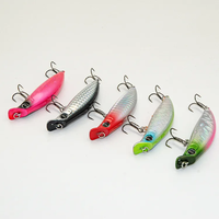 Chinois 7.5cm 7g coloré lustre métallique Vibration artificielle tentant appât dur flottant leurres de pêche en eau douce vairon