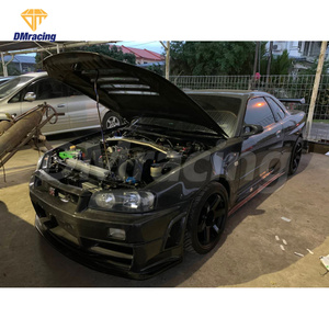 Guardabarros delantero de fibra de carbono estilo Nismo Z-Tune para <span class=keywords><strong>Nissan</strong></span> <span class=keywords><strong>R34</strong></span> <span class=keywords><strong>GTR</strong></span> 1998-2002 <span class=keywords><strong>Kit</strong></span> de carrocería - Product Image 5
