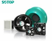 Ventilateur axial silencieux à faible bruit de haute qualité avec roulement à billes AC/DC sans balais 12V 24V 110V 220V 20mm-200mm pour PC, serveur et onduleur