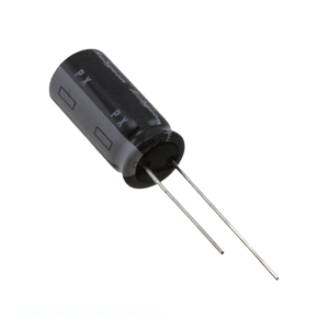 Condensador Original 200PX22MCC10X16 22 uF CAP ALUM 22UF 20% 200V RADIAL TH de Montaje a Través de Orificio - Product Image 1