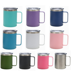 12oz 304 Stainless Steel Insulated <b>Mug</b> with Handle Eco-Friendly <b>Halloween</b> Minimalist Design for Back to School Coffee & Beer Use - Product Image 2