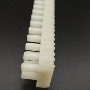 Bloc de bornes de traversée électrique PA10 à 3 pôles, 3 broches, boîtier en nylon blanc, bande de bornes - Product Image 2