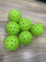 Pelota de Pickleball Profesional de 48 Hoyos, Plástico Resistente, Construcción de 2 Piezas, para Entrenamiento y Competición